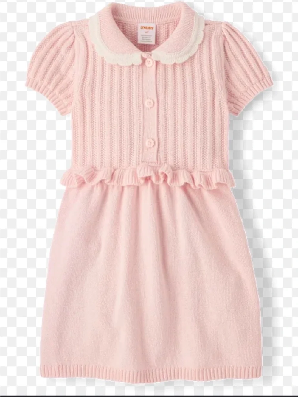 Gymboree Knit Dress with White Peter Pan Collar